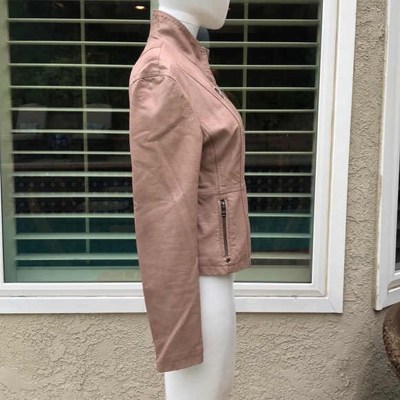 Vintage Arden B. Mauve Leather Jacket SzSm - Picture 5 of 12